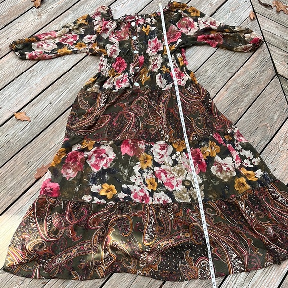 Boho flowing peasant dress XXL - Picture 9 of 11